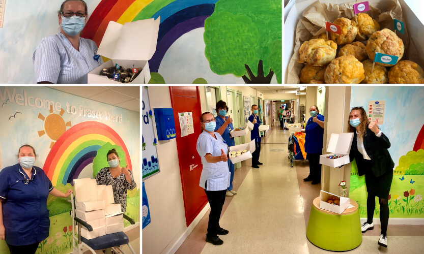Abbeyfield residents serve up gratitude for the NHS Image